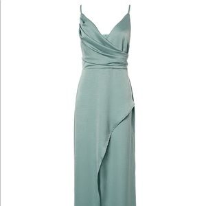 Sage green maxi dress from chic me!